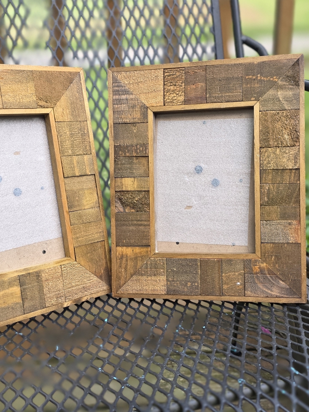 Rustic Natural Wood Photo Frame - Brown - Picture 3 of 10